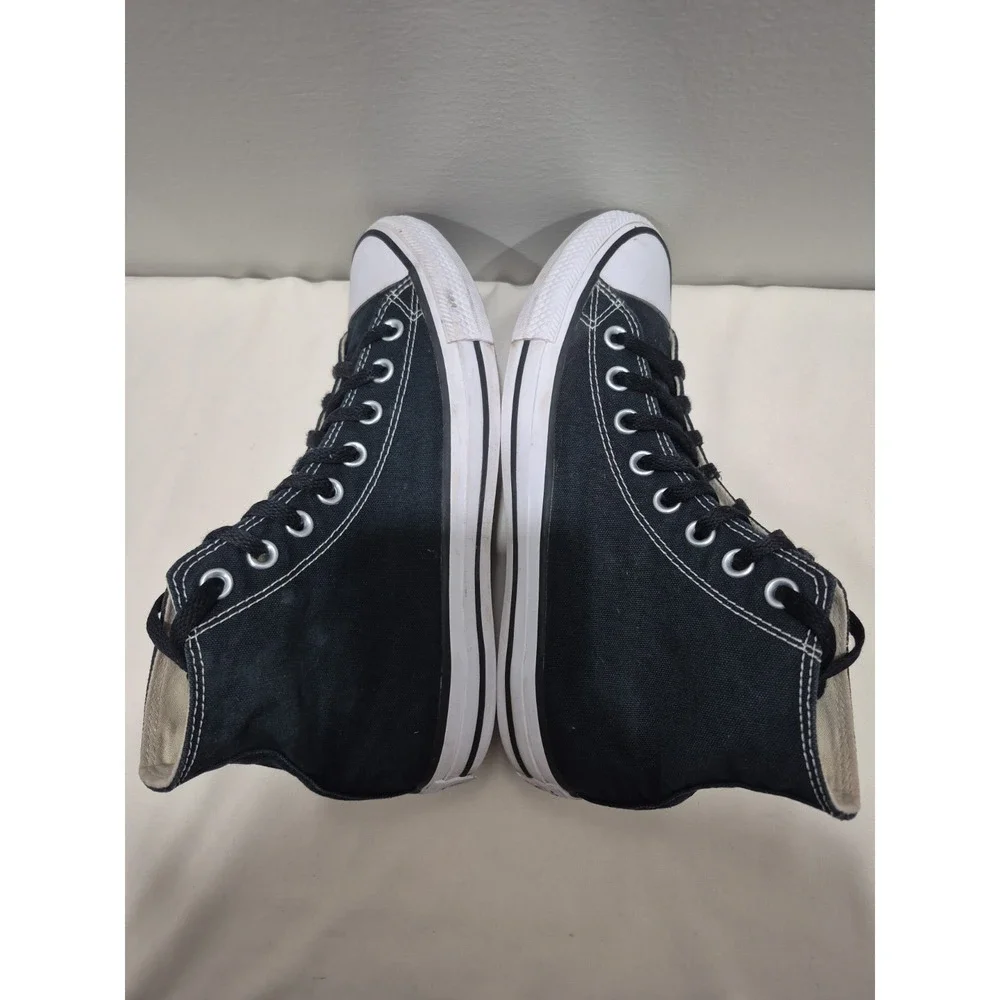 Converse Chuck Taylor All Star High Unisex M6.5/W8.5 Black Canvas Sneaker M9160 - Picture 4 of 8